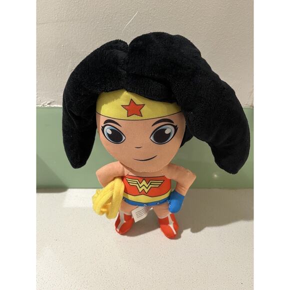 Dc Comics Dc Super Friends Cute Big Headed Wonder Woman 11" Plush Stuffed - Picture 1 of 5